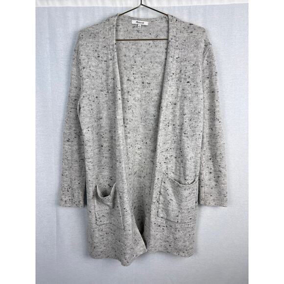 Madewell Kent Cardigan Donegal Coziest Yarn Sweater Cozycore Lounge Minimalist - Picture 1 of 5